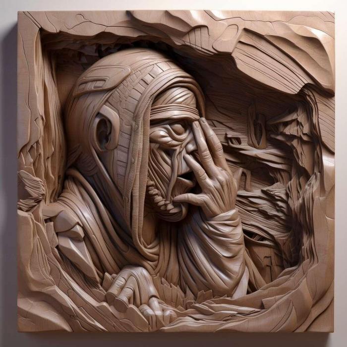 نموذج ثلاثي الأبعاد لآلة CNC 3D Art 